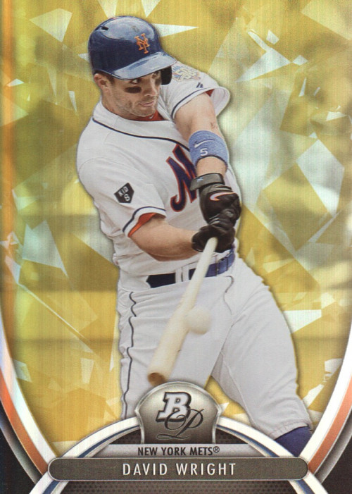 2013 Bowman Platinum Gold #36 David Wright - BB