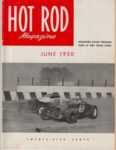 HOT ROD June 1950 Ford 1932 V8 Salt Flats Dry Lake NHRA SCTA drag racing