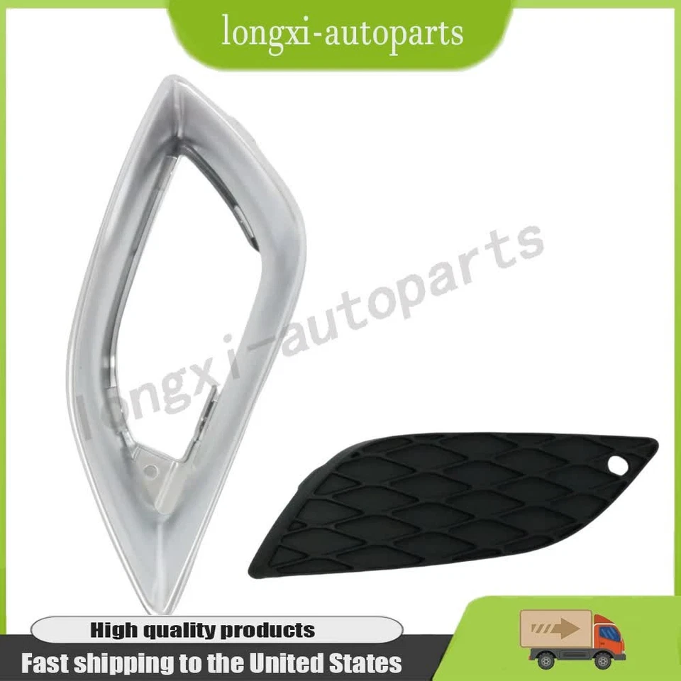 1 Set Left Side Fog Light Trim and grill for 2006-2012 Mercedes-Benz R350 5.0L Foto 4 de 4