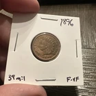 1896 Indian Head Cent Penny receive coin pictured
