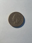 1863 Indian Head Penny Cent US 1C Copper Coin