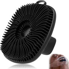 Silicone Body Scrubber, Silicone Loofah New Upgrade Richer Foam and Effective Cl
