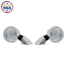 Oldsmobile Delta Rocket 88 Omega Starfire Sedan 4 Bullet Style Door Mirror Pair