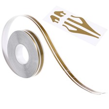 Gold Pinstripe Tape 32Ft Car Body Side Stripes Auto Pinstripe Tape Decal Wais...