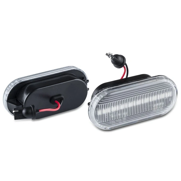Seitenblinker LED mit E-Zulassung 2x Klarglas für VW CADDY 2 + 3 PASSAT 35i 3B - Bild 3 von 4
