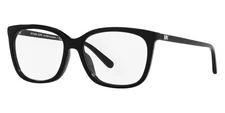 New Michael Kors Woman Pillow Eyeglasses MK4080U 3005 Black 54mm