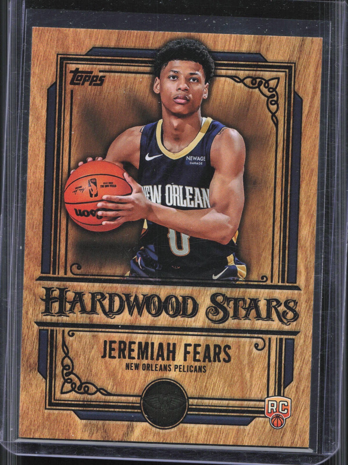 2025-26 Topps Jeremiah Fears HS-17 Hardwood Stars Rookie Case Hit SSP Pelicans