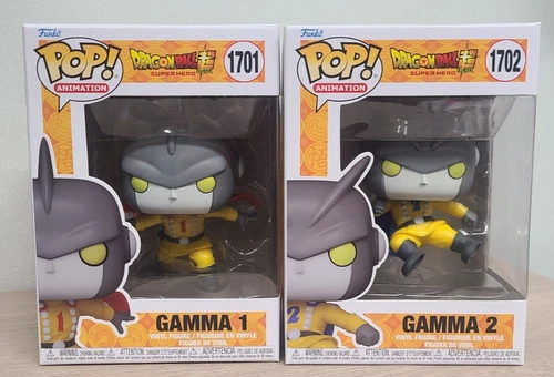 2 X Funko Pop Animation Dragonball Super: Super Hero Gamma 1 and 2 Vinyl Figure
