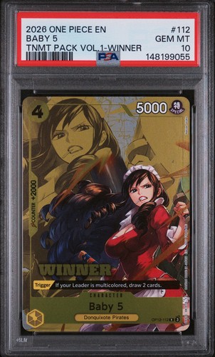 Baby 5 (Winner Pack 2026 Vol. 1) graded PSA 10 for sale on eBay