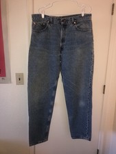 Levis 550 Vintage Jeans Baggy USA Made Loose 90s 38x32 Skater Grunge Distressed