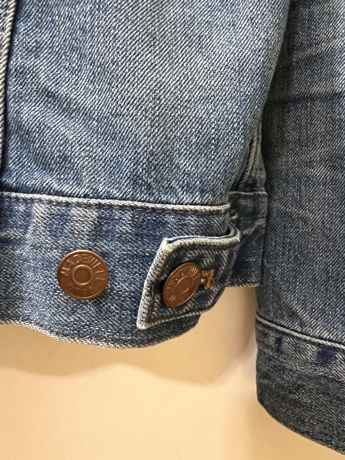 Madewell - Women's Denim Jacket Blue Classic Butt… - image 11