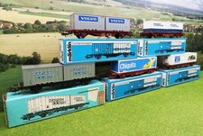 Märklin H0 KONVOLUT 5 Containertragwagen Containerwagen 4659 4672 4673 4765 4772