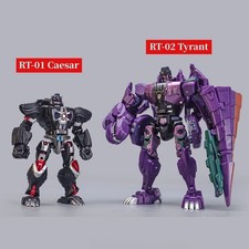 IN STOCK! ROBOT TOYS RT-01 Caesar / RT-02 Tyrant Beast Wars Mini Action Figure