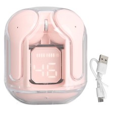 Wireless Bluetooth Earbuds BT 5.3 Stereo HiFi Sound HD Calls USB Rechargeab QRDB