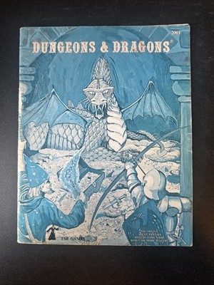 Dungeons & Dragons Basic Blue Rule Book 2nd Edition November 1978 TSR 2001