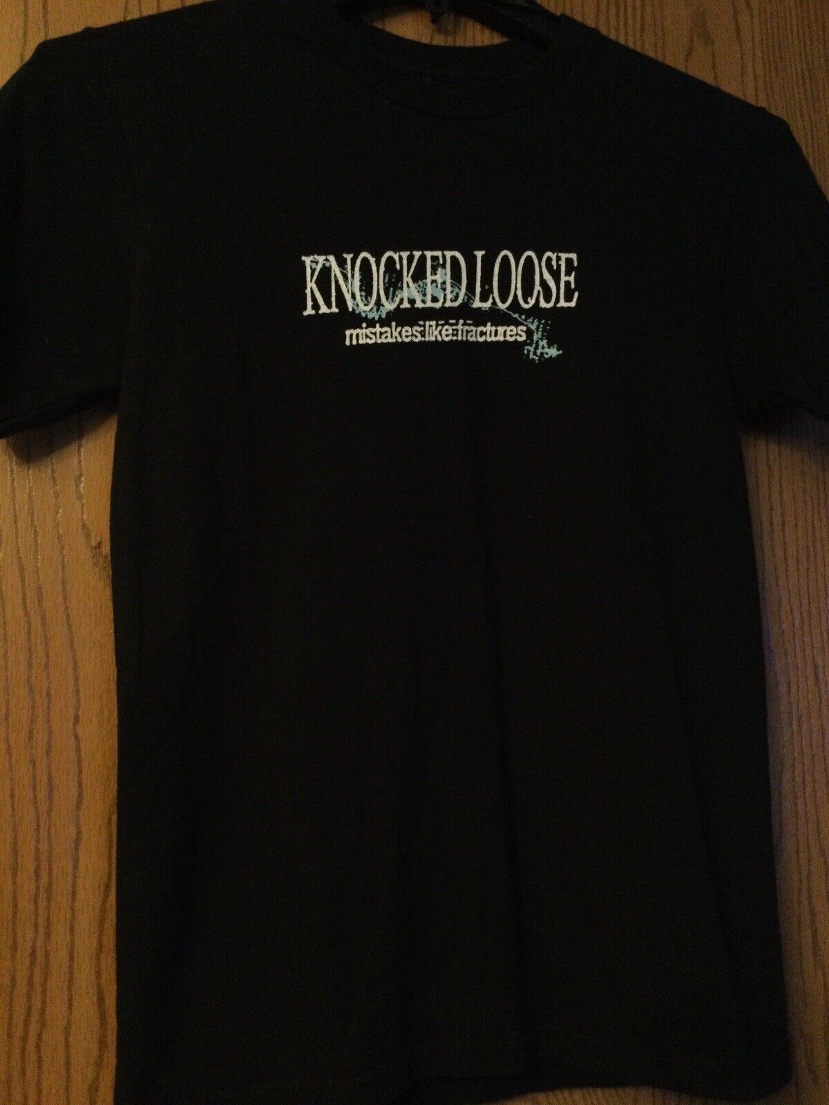 Knocked Loose- “Mistakes Like Fractures” - Black Shirt - No Tag - Pinhole