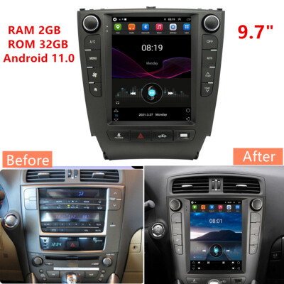 2+32GB 9.7'' Android Stereo Radio GPS Player For Lexus IS250 IS350 IS300 2005-12