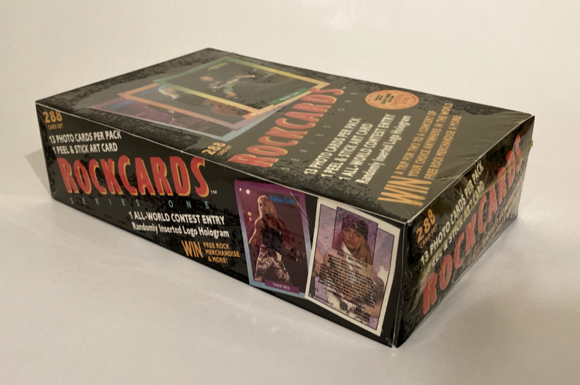 90’s ROCKCARDS SERIES ONE 未開封2箱セット Rockcards Series 1 Trading Cards | eBay