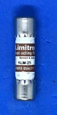  Bussmann KLM-25 ( KLM-25) 25 Amp Fast-acting Fuses 600Vac New
