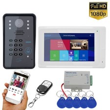 7" RFID Password Video Door Phone,Remote APP Intercom,Unlock,Record,Snapshot