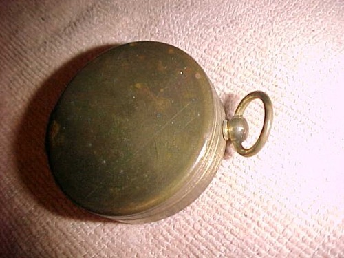 GERMANY Early BRASS COMPASS with LOCK - SIGNED - 第 3/5 張圖片