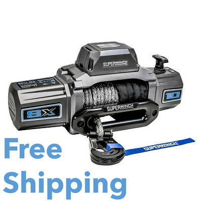 NEW Superwinch 10,000 LBS 3/8in X 80ft Synthetic Rope SX 10K Winch UNIVERSAL FIT