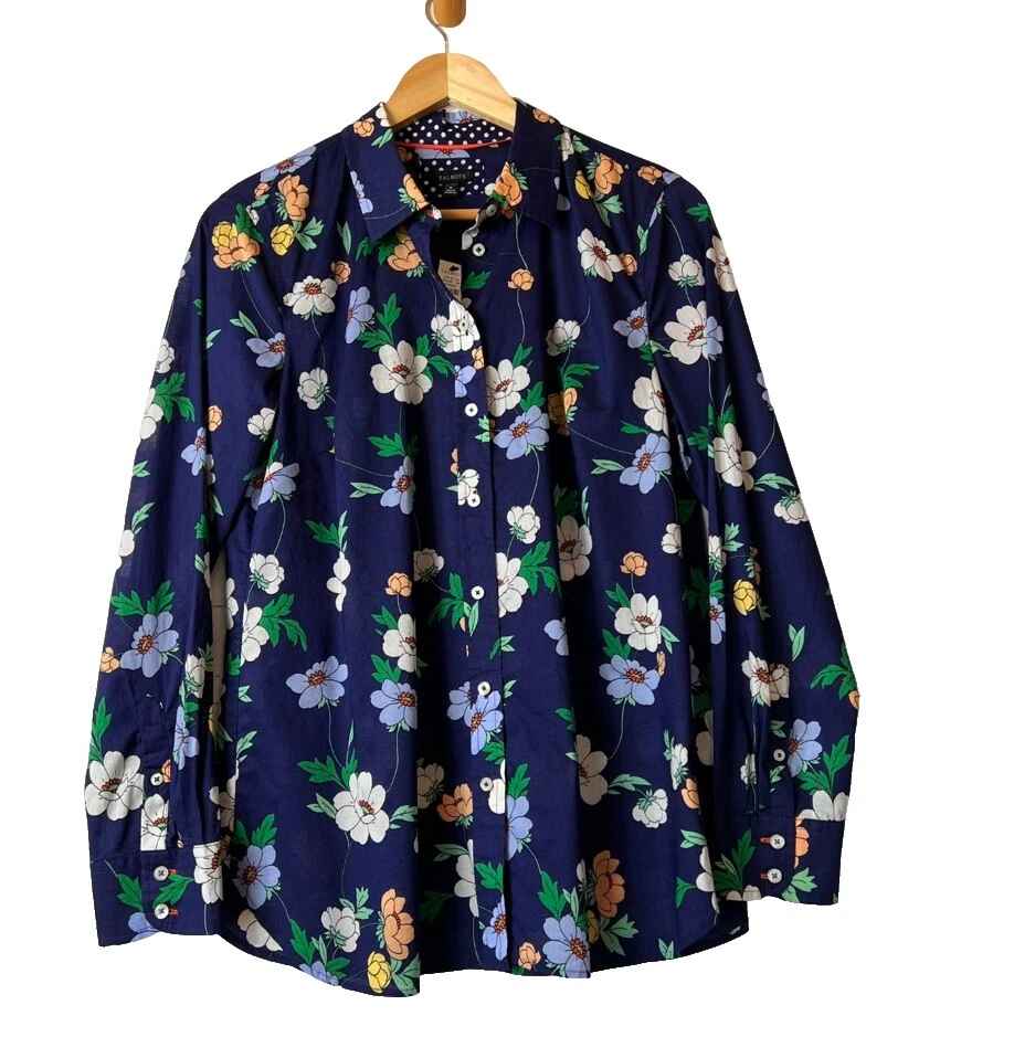 Tops floral negocios Talbots para De mujer