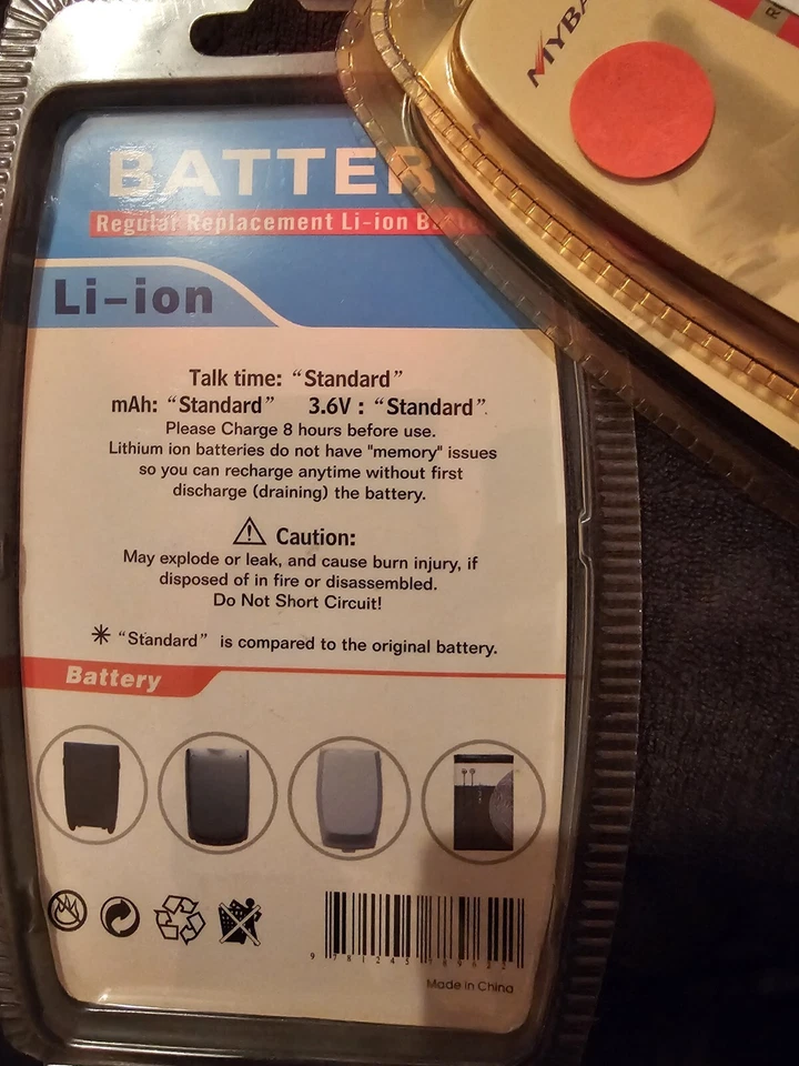 Batería de iones de litio MyBat 3,6 V batería de celda estándar Foto 4 de 4