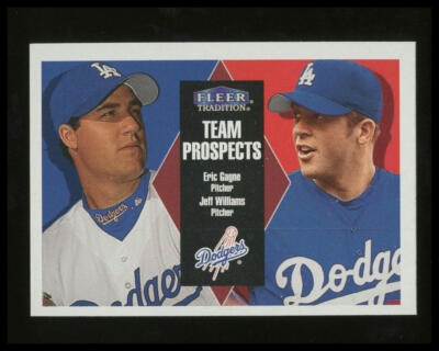 2000 Fleer Tradition #230 Eric Gagne / Jeff Williams Rookie Card RC