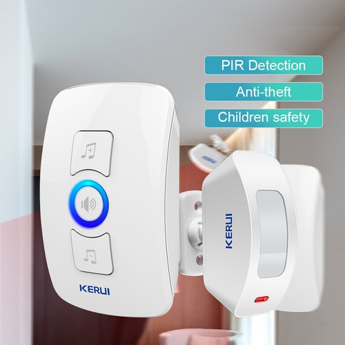 Wireless Motion Sensor Alarm Home Security Doorbell Driveway Alarm Alert System - Picture 3 of 12