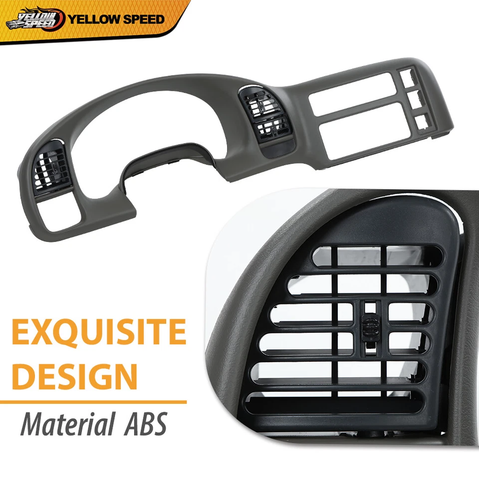 Gauge Cluster Dash Radio Bezel Fit For 1995-2005 Chevy Astro Van Gmc Safari - Image 3 of 4