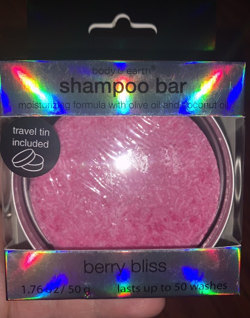 Body And Earth Solid Shampoo Bar with Argan Oil and Coconut Oil w