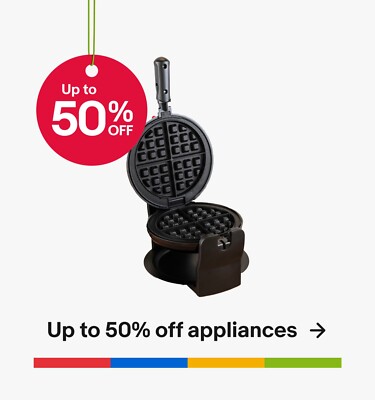Up to 50% off appliances