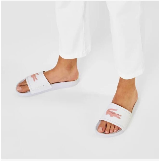GLAMPTRIP Lacoste Croco Slide Slippers White Unisex Khám Phá
