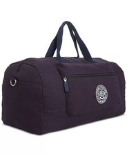 Tommy Hilfiger Duffle Bag Large Canvas Tote Travel Gym Navy Blue NWT