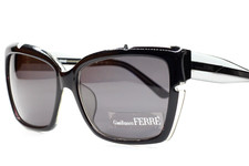 Gianfranco Ferre FG52301 Black Acetate Designer Luxury Italy Sunglasses 55-15mm