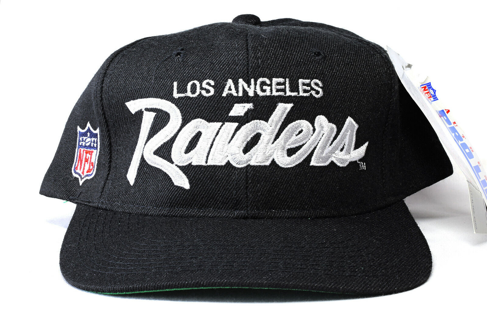 NWT Vintage Sports Specialties Los Angeles Raiders Script Snapback Hat Cap  NWA