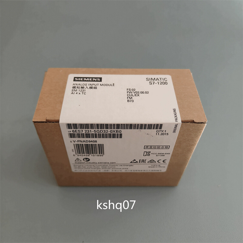 Siemens S7-1200 thermocouple module 6ES7231-5QD32-0XB0 6ES7 231