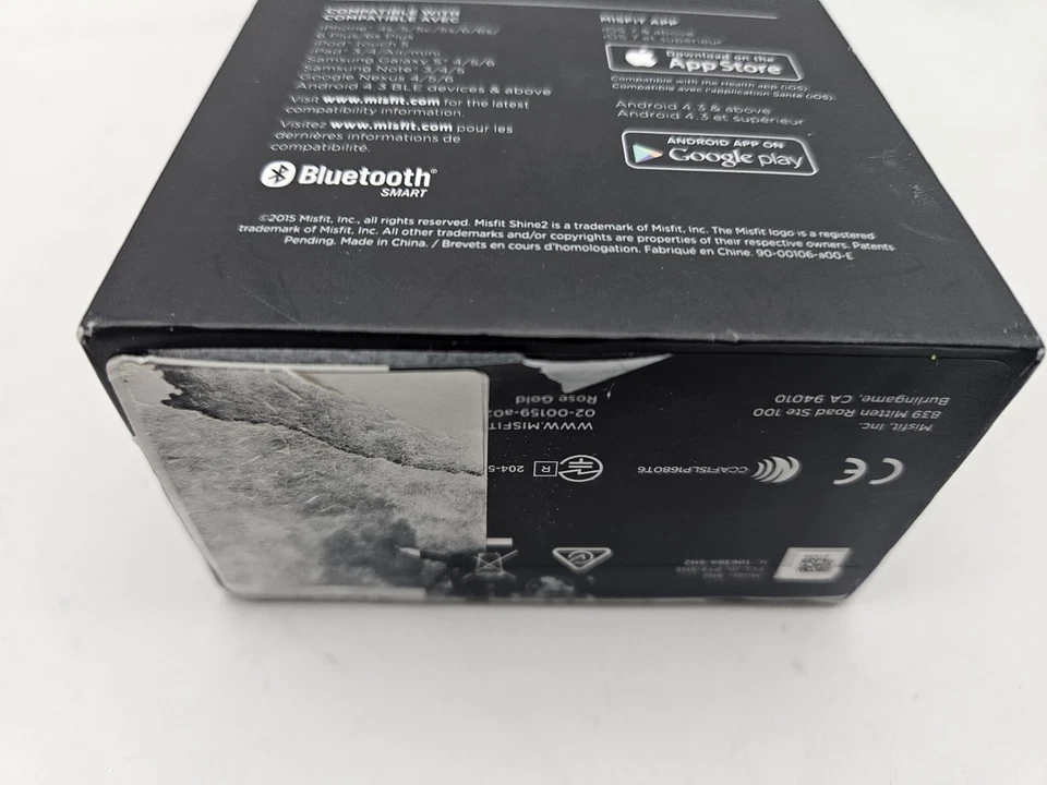 Часы Misfit Shine 2 трекер сна и фитнеса - шампанское и черные - НОВЫЕ - - Изображение 3 из 3