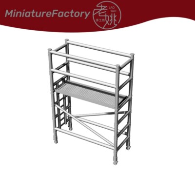 LaoYao 1/87 HO Mason Scaffolding Tower Set System With Cross Braces 4pcs