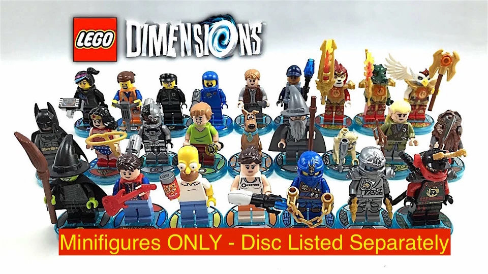 Lego Dimensions Minifigures Super Heroes - Minifigures ONLY! RARE! - Image 2 of 2