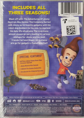 Adventures of Jimmy Neutron Boy Genius the Complete Series (DVD