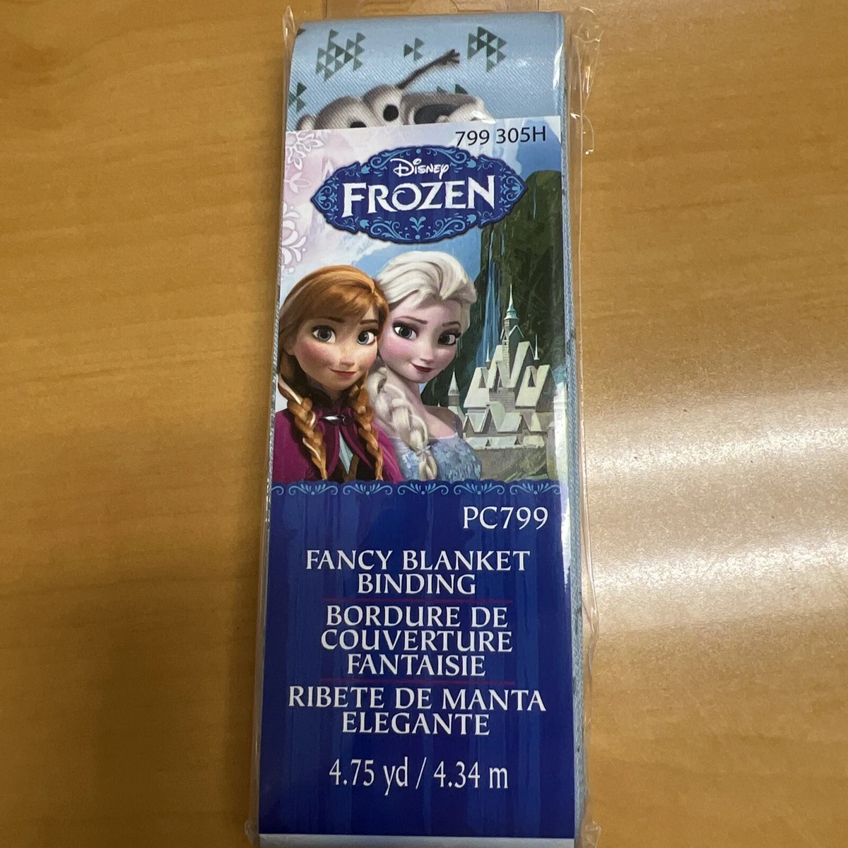Disney Frozen Olaf Blue Fancy Blanket Binding 4.75 yards NEW