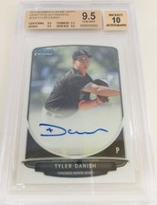 2013 Bowman Chrome Tyler Danish Draft Picks Auto Autograph BGS 9.5 GEM MINT Sox
