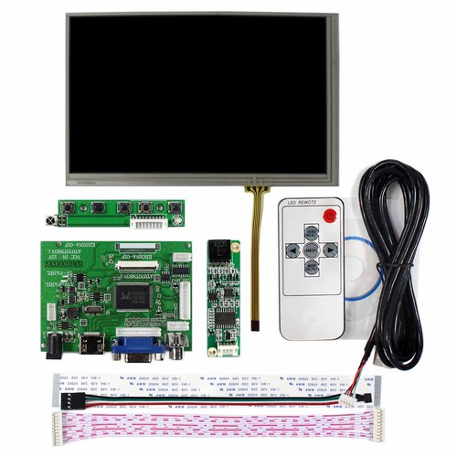 HD VGA AV LCD Controller Board 7inch AT070TN83 800X480 Resistive Touch LCD - Picture 2 of 5