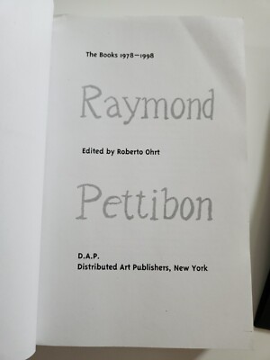 Raymond Pettibon The Books 1978-1998 Softcover Editors Copy First
