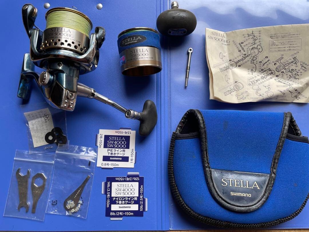SHIMANO STELLA SW5000HG スピニングリール 値下げしました！01STELLA
