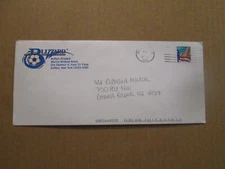 NPSL Buffalo Blizzard Vintage Defunct Dated 2000 Team Logo Business Envelope