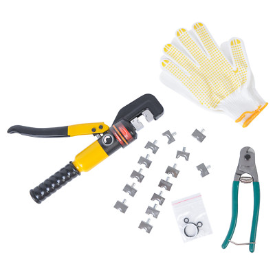 10T Manual Hydraulic Crimping Tool Cable Crimping Tool Copper Aluminum Nose Crim