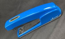 Blue Bostitch Office Desk Stapler B5000 antimicrobial rare color
